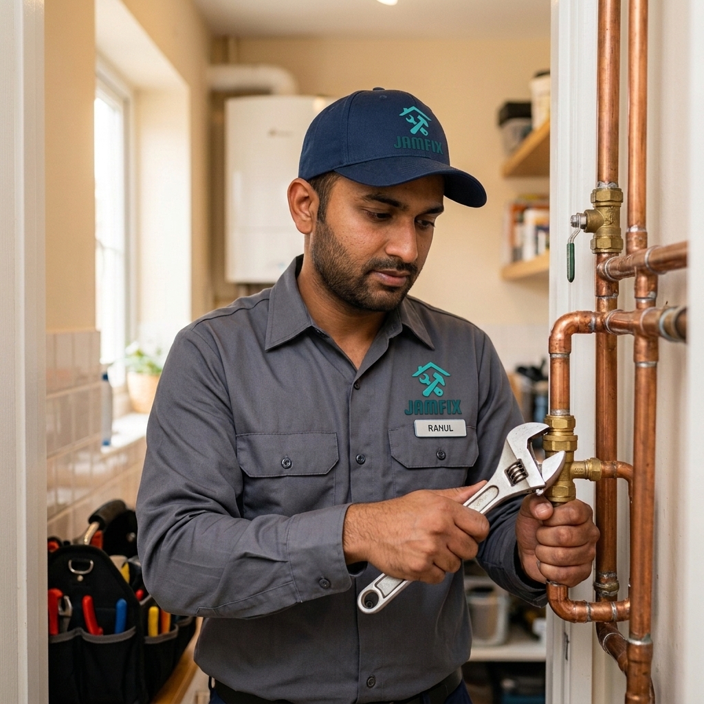 Technician working